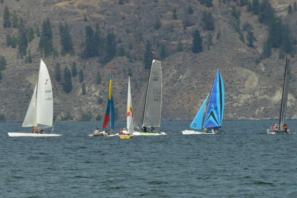 Windward layline rush hour